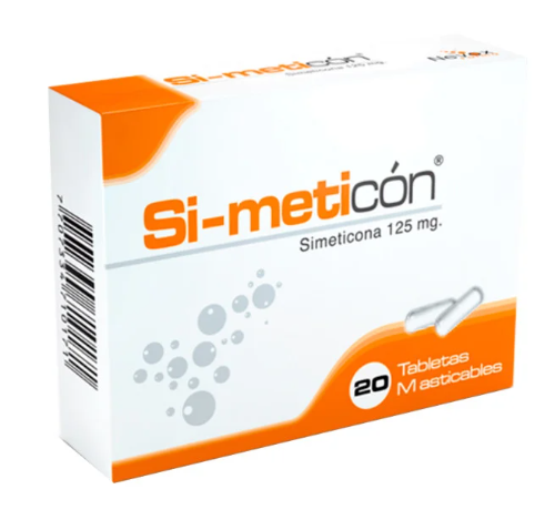 SI-METICON 125 MG X 20 TABLETAS