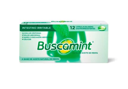BUSCAMINT 0.2 ML DE ACEITE DE MENTA X 12 CÁPSULAS