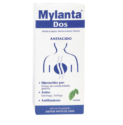 MYLANTA DOS MENTA X 240 ML