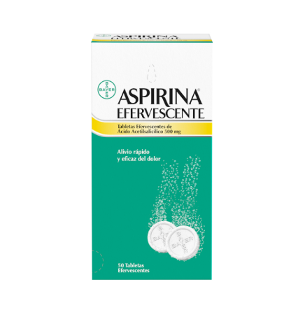 ASPIRINA EFERVESCENTE X 50 PASTILLAS