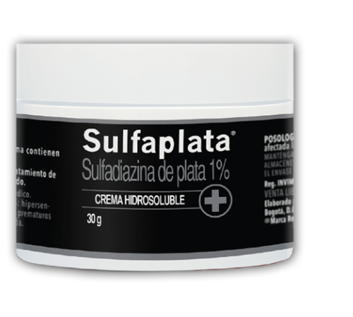SULFAPLATA CREMA X 30 GR