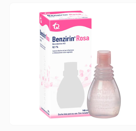 BENZIRIN ROSA DUCHA ROCIADOR X 140 ML