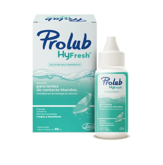 PROLUB HYFRESH SOLUCION PARA LENTES X 60 ML