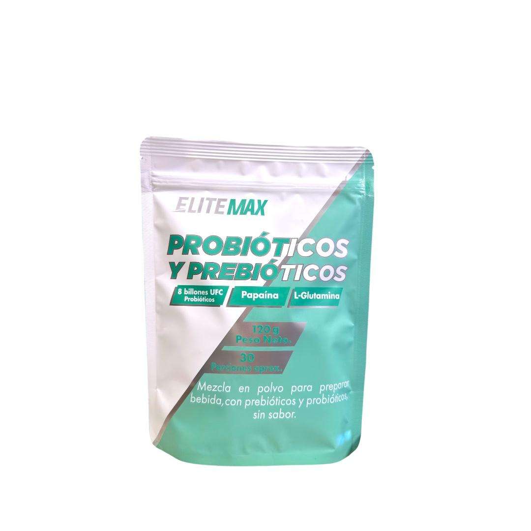 ELITE MAX PROBIOTICOS Y PREBIOTICOS 120 GR