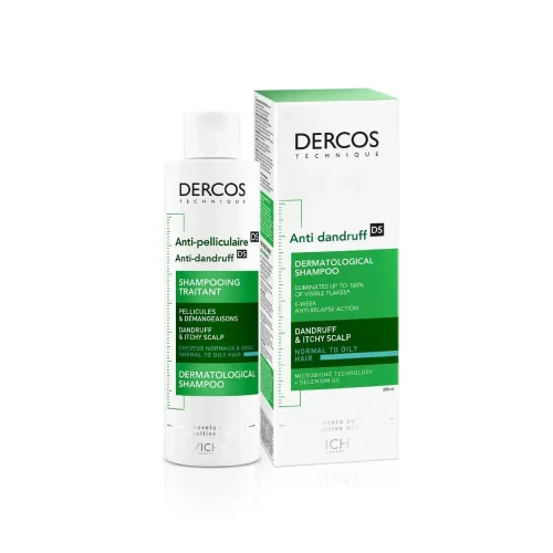 DERCOS CHAMPU ANTICASPA DS CABELLO N/A GRASO X 200 ML
