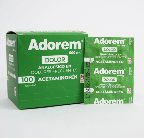 ADOREM 500 MG X 100 TABLETAS