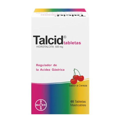 TALCID CEREZA X 60 TABLETAS