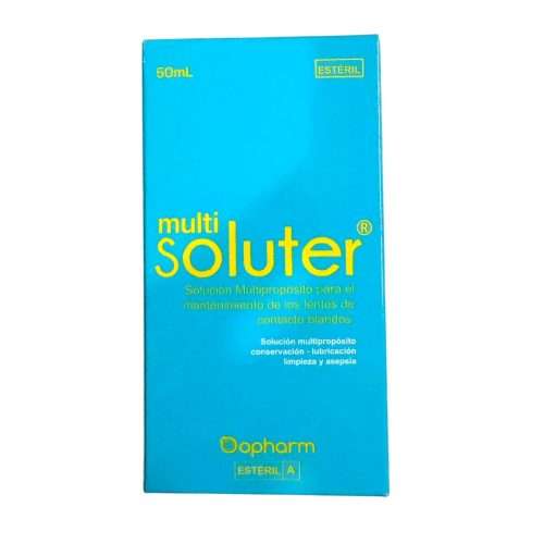 MULTISOLUTER SOLUCIÓN LENTES BLANDOS X50 ML