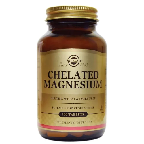 CHELATED MAGNESIUM SUPLEMENTO DIETARIO X 100 TABLETAS