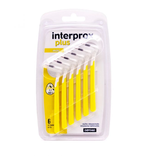 CEPILLO INTERPROX PLUS MINI AMARILLO