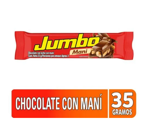 CHOCOLATINA JUMBO MANI X 35 GR