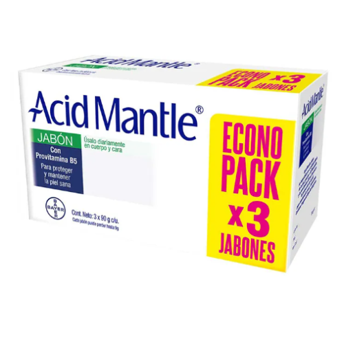 ACID MANTLE JABON CAJA X 3 BARRAS