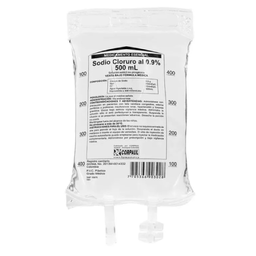 AGUA ESTERIL BOLSA X 500 ML