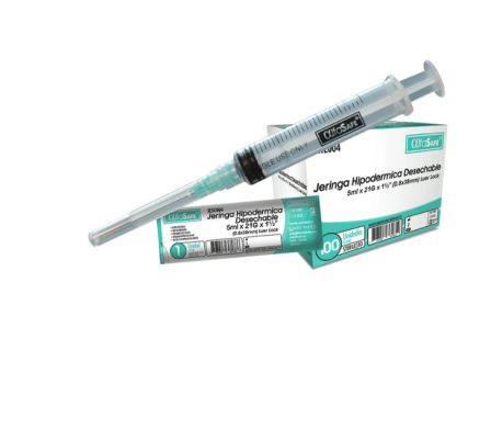 JERINGA 5 ML 21G