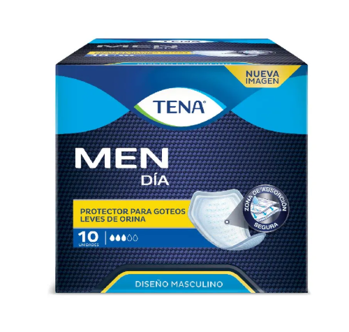 TENA FOR MEN DIA  X 10 UNIDADES