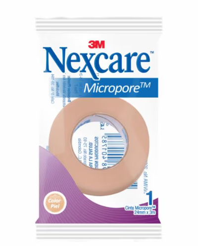 MICROPORE PIEL 1 X 3 Y (24MMX3MM)