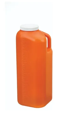 RECOLECTOR  DE ORINA 24 HORAS NARANJA 3 LITROS
