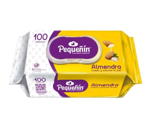 PAÑITOS PEQUEÑIN ALMENDRAS X 100 UNIDADES
