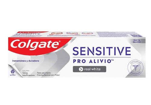 COLGATE SENSITIVE PRO ALIVIO REAL WHITE X 50 GR