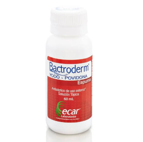 YODOPOVIDONA ESPUMA X 60 ML (BACTRODERM)