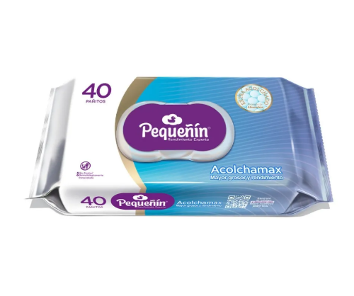 PAÑITO HUMEDOS PEQUEÑIN ACOLCHAMAX  X 40 UNIDADES