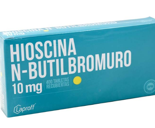 HIOSCINA BUTILBROMU 10M SBX 400 TABLETAS