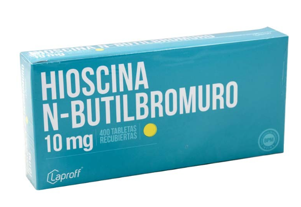 HIOSCINA BUTILBROMU 10M SBX 400 TABLETAS