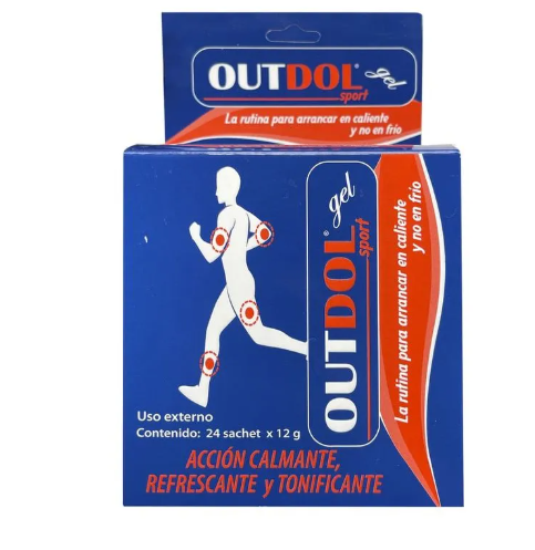 LINIMENTO OUTDOL GEL SPORT X 24 UNIDADES