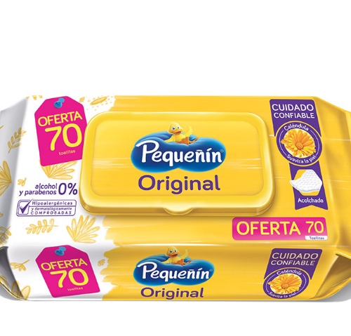 PAÑITOS PEQUEÑIN ORIGINAL 50 /70 PAÑITOS