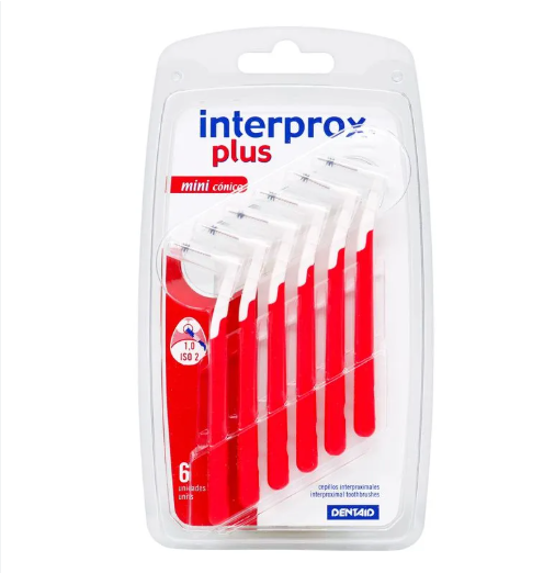 CEPILLO INTERPROX PLUS MINI CONICO ROJO