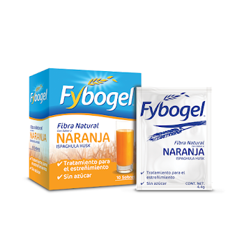 FYBOGEL FIBRA NATURAL NARANJA  X 10 SOBRES