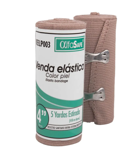 VENDA ELASTICA COLOR PIEL 4 X 5 YDAS