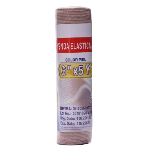VENDA ELASTICA  PIEL 6 X 5 YDAS