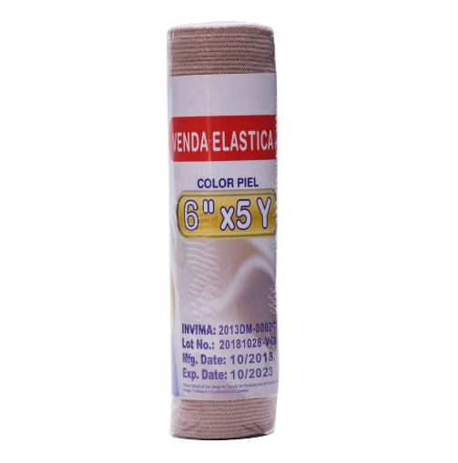 VENDA ELASTICA PIEL 6 X 5 YDAS