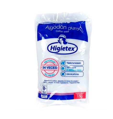ALGODON HIGIETEX X 15 GR