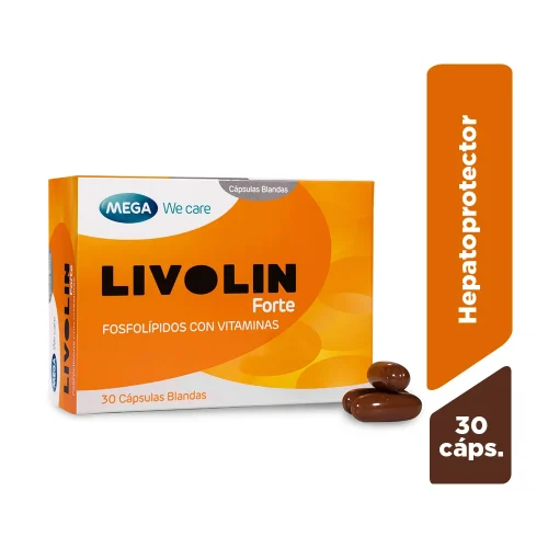 LIVOLIN FORTE (FOSFOLIPIDOS CON VITAMINAS) X 30 CAPSULAS BLANDAS