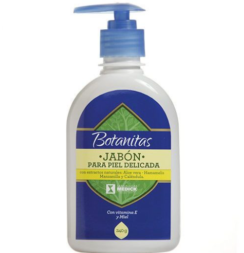 JABON PARA PIEL DELICADA FCO X 240 GR (ALOE+ MANZANILLA+CALENDULA)