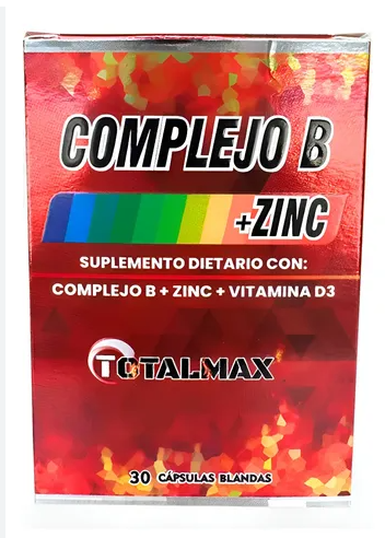 COMPLEJO B + ZINC + VITAMINA D3 X 30 CAPSULAS