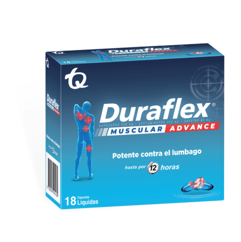 DURAFLEX MUSCULAR ADVANCE FORTE CAJA X 18 CAPSULAS BLANDAS