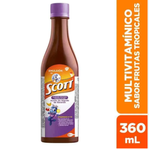 EMULSION SCOTT X 360 ML TROPICAL