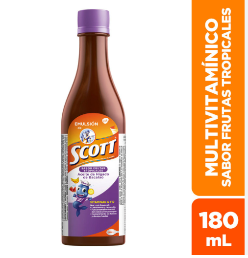 EMULSION SCOTT X 180 ML TROPICAL