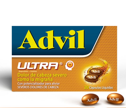 ADVIL ULTRA   X 20 CAPSULAS