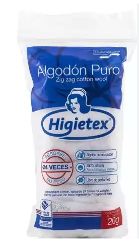 ALGODON HIGIETEX X 20 GR