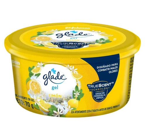 AMBIENTADOR GLADE GEL LIMON X  70 GR