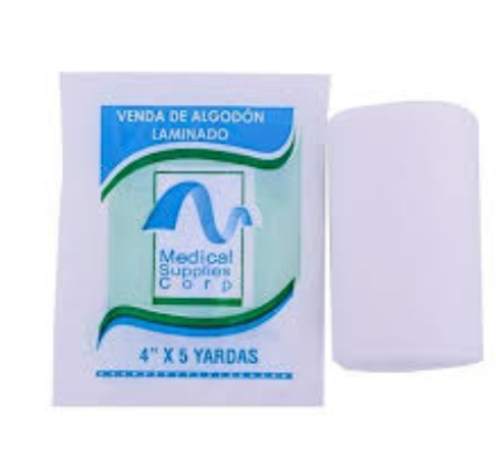VENDA ALGODON LAMINADO 4 PULGADAS X5  YDAS