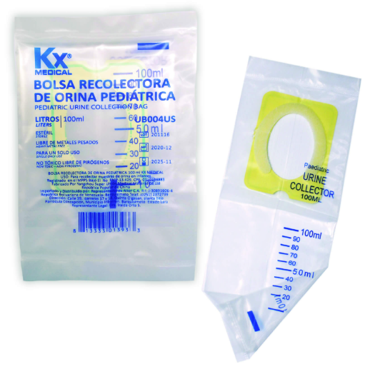 RECOLECTOR DE ORINA PEDIATRICO 100ML