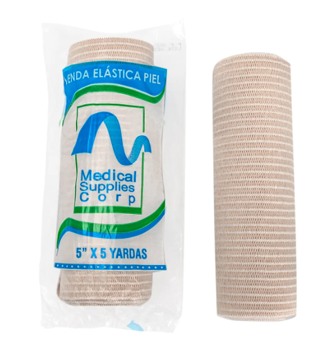 VENDA ELASTICA COLOR PIEL  5 X 5 YDAS