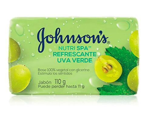 JABON JOHSONS UVA VERDE  X 110 GR
