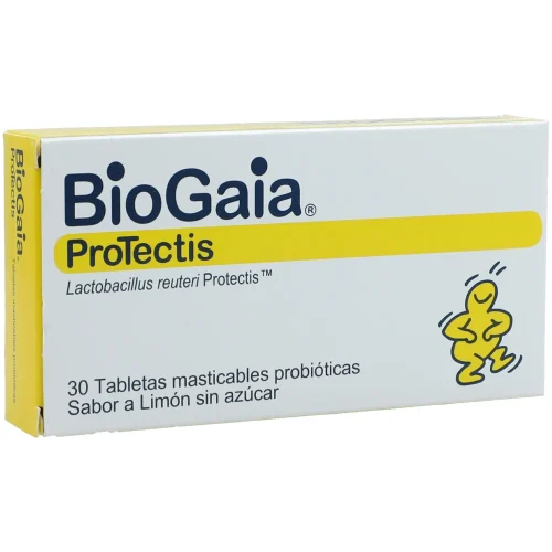 BIOGAIA PROTECTIS X 30 TAB MASTICABLES LIMON