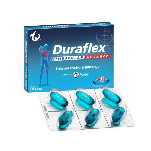 DURAFLEX MUSCULAR ADVANCE X 6 CÁPSULAS LIQUIDAS